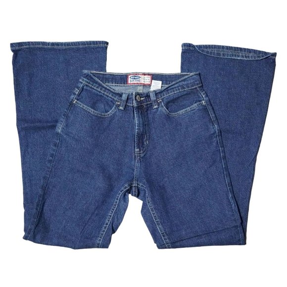 Vintage Old Navy Jeans Size 2 Flare Stretch Boot Cut Dark Wash - Picture 2 of 10